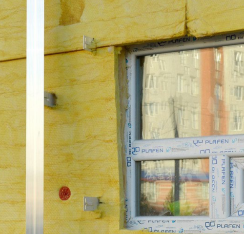 Isloatiemateriaal van een huis
